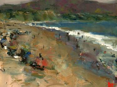 Print of Realism Beach Paintings by Darren Thompson