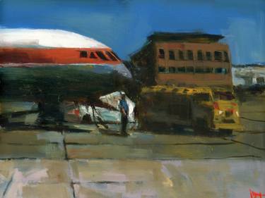 Original Impressionism Transportation Paintings by Darren Thompson