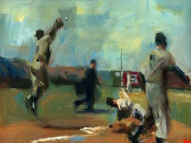 Original Impressionism Sports Paintings by Darren Thompson