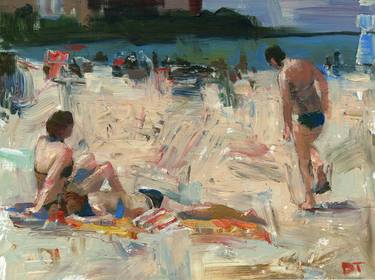 Print of Beach Paintings by Darren Thompson