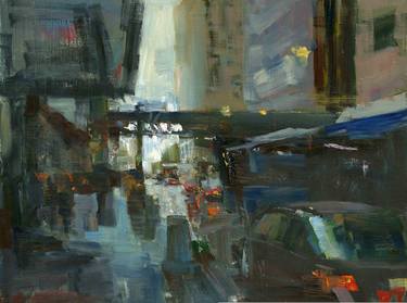 Print of Abstract Architecture Paintings by Darren Thompson