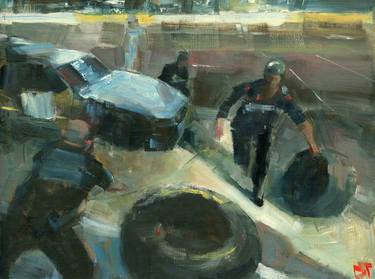 Print of Expressionism Sports Paintings by Darren Thompson