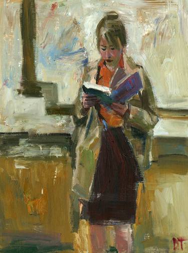 Original Figurative Women Paintings by Darren Thompson