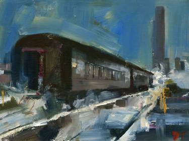 Print of Impressionism Train Paintings by Darren Thompson