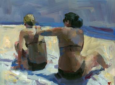 Print of Beach Paintings by Darren Thompson