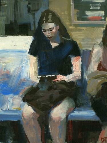 Print of Realism Women Paintings by Darren Thompson