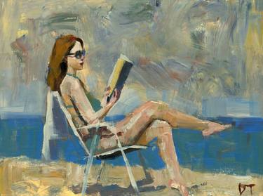 Print of Figurative Beach Paintings by Darren Thompson