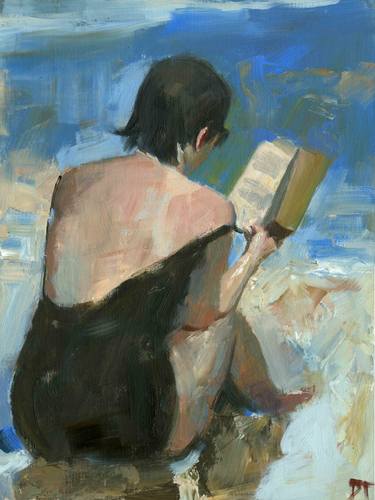 Print of Figurative Beach Paintings by Darren Thompson