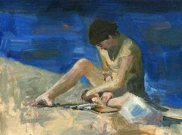 Print of Figurative Seascape Paintings by Darren Thompson