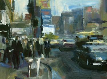 Original Figurative Places Paintings by Darren Thompson