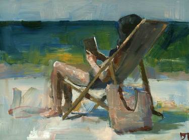 Print of Figurative Beach Paintings by Darren Thompson