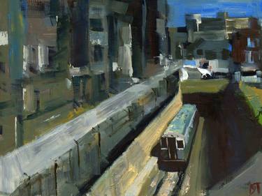 Print of Impressionism Train Paintings by Darren Thompson