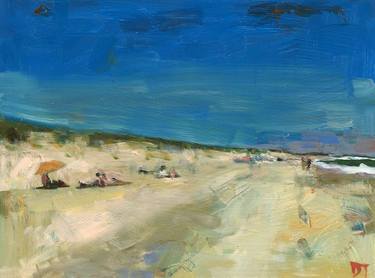 Print of Impressionism Beach Paintings by Darren Thompson