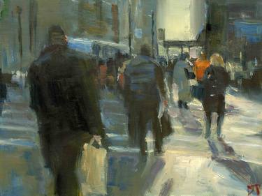 Print of Figurative Cities Paintings by Darren Thompson