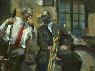 Print of Figurative Music Paintings by Darren Thompson