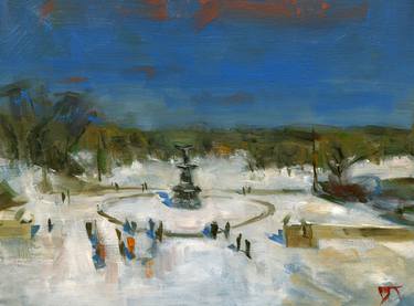 Print of Impressionism Seasons Paintings by Darren Thompson
