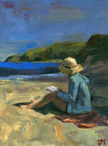 Print of Figurative Beach Paintings by Darren Thompson