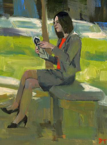 Original Figurative Women Paintings by Darren Thompson