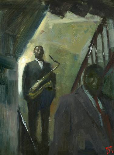 Print of Figurative Music Paintings by Darren Thompson