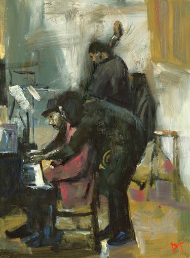 Print of Figurative Music Paintings by Darren Thompson