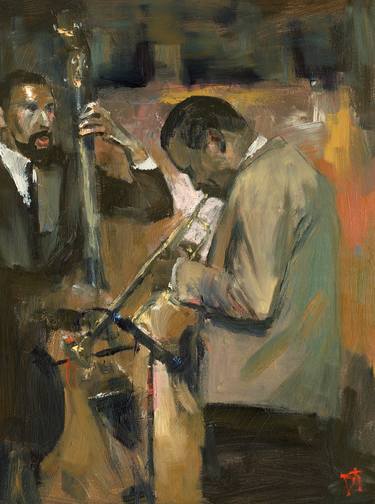 Print of Figurative Music Paintings by Darren Thompson