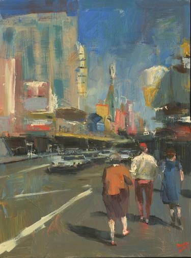 Print of Figurative Cities Paintings by Darren Thompson