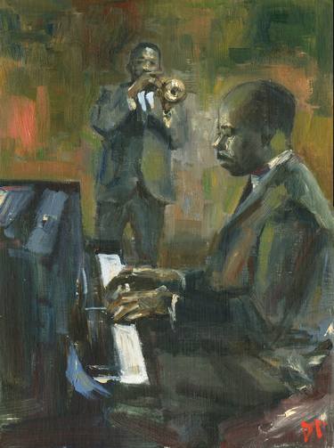 Print of Figurative Music Paintings by Darren Thompson