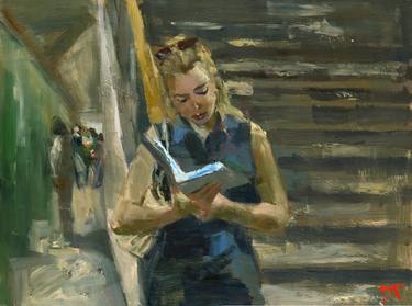 Original Figurative Transportation Paintings by Darren Thompson