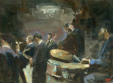 Print of Figurative Music Paintings by Darren Thompson