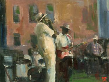 Print of Figurative Music Paintings by Darren Thompson