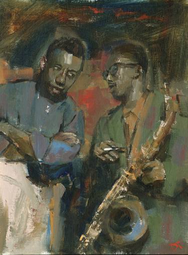 Print of Figurative Music Paintings by Darren Thompson