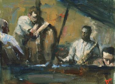 Print of Figurative Music Paintings by Darren Thompson