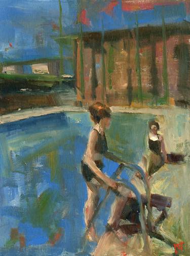 Print of Figurative Water Paintings by Darren Thompson