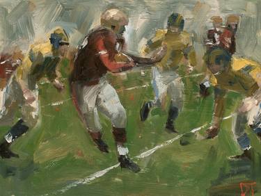 Original Expressionism Sports Paintings by Darren Thompson