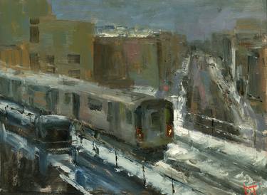 Print of Train Paintings by Darren Thompson