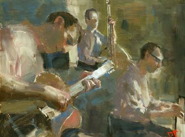 Print of Figurative Music Paintings by Darren Thompson