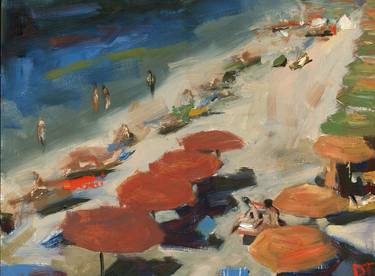 Print of Realism Beach Paintings by Darren Thompson