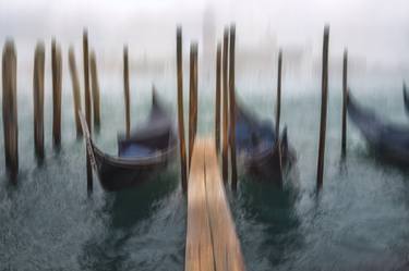 Venetian Gondolas in the Mist thumb