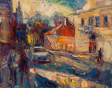 Print of Impressionism Cities Paintings by Marta Lipowska