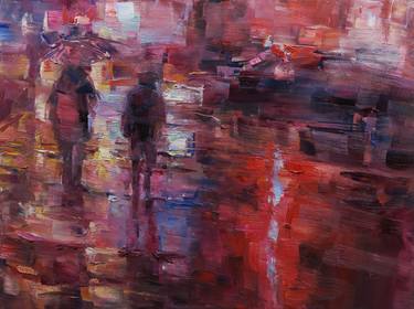 Print of Impressionism Cities Paintings by Marta Lipowska