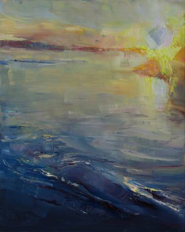 Print of Impressionism Water Paintings by Marta Lipowska