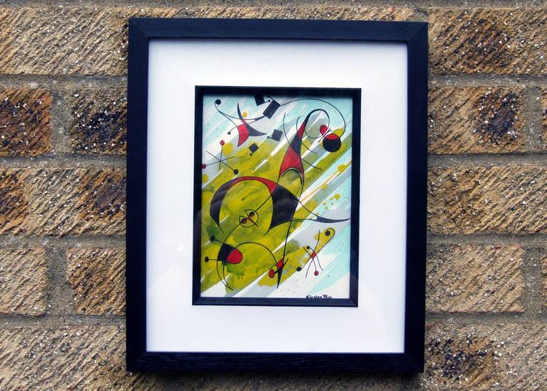 Original Constructivism Abstract Painting by Graham Pope