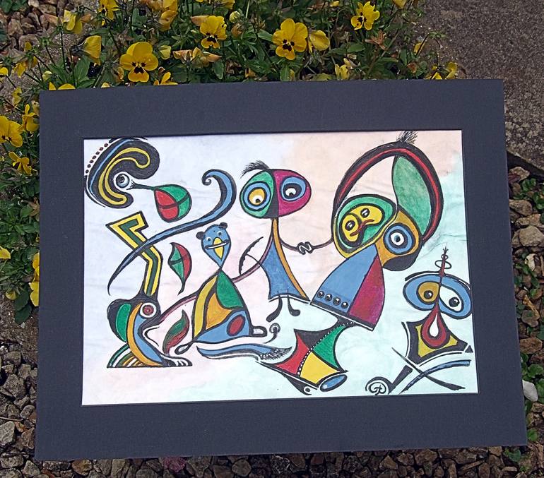 Original Abstract Expressionism Abstract Painting by Graham Pope