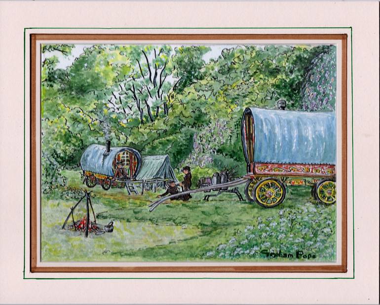 Original Rural life Painting by Graham Pope