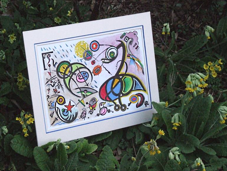 Original Surrealism Fantasy Painting by Graham Pope