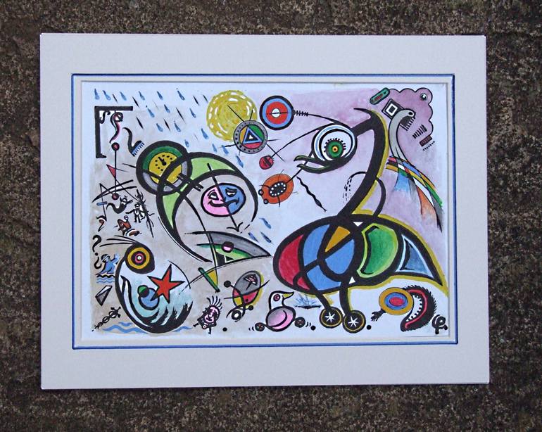 Original Surrealism Fantasy Painting by Graham Pope