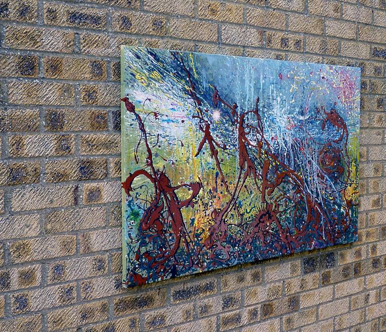 Original Abstract Expressionism Abstract Painting by Graham Pope