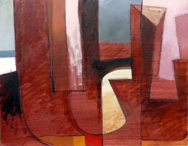 Print of Cubism Architecture Paintings by Mauricio Piza