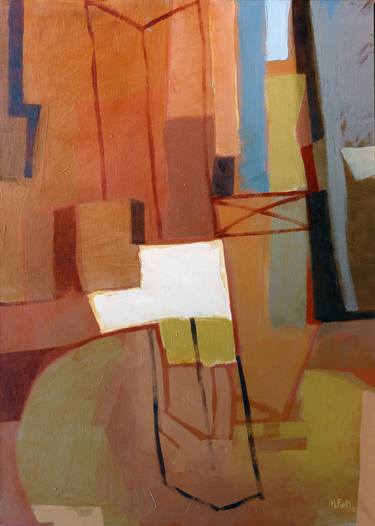 Print of Cubism Architecture Paintings by Mauricio Piza