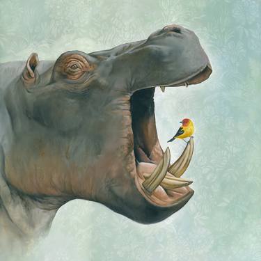 Print of Fine Art Animal Paintings by Bryan Holland